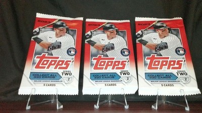 Great Price 3 Unopened Topps MLB Series 2 Packs