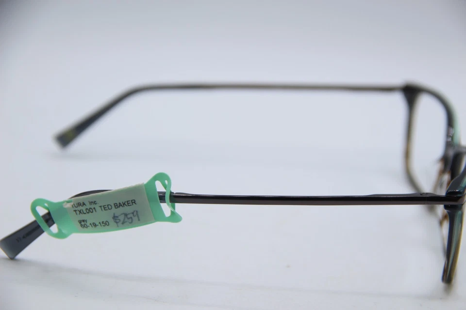NUEVAS GAFAS TED BAKER TXL 001 GRIS MARRÓN DESVANECIDO MARCOS AUTÉNTICOS 60-19 Foto 4 de 4