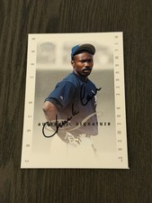 1996 Leaf Signature Series Signatures Update CHUCK CARR Auto Signed Insert Card