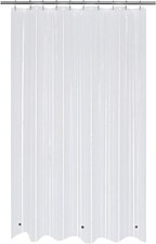 Stall Shower Curtain Liner with 3 Magnets 54 x 72 inch, PEVA 8G Thick Heavy Du