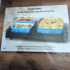 Chefman Family Sized Warming Tray 21 x 16 Sta...