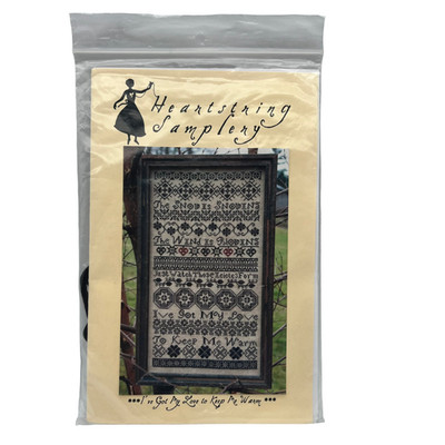 Heartstring Samplery ''I've Got My Love to Keep Me Warm'' Cross-Stitch Pattern +