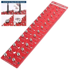Nut and Bolt Thread Checker - 28 Thread Checker Standard and Metric Bolt and Nut