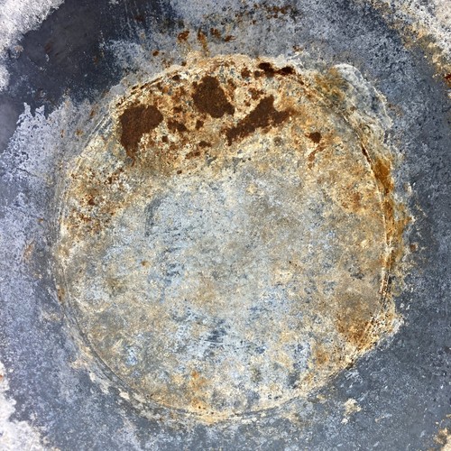 Alte Sitzwanne Sitzbadewanne Zinkwanne Waschwanne Wanne wasserdicht / H50 B60 cm - Bild 10 von 12