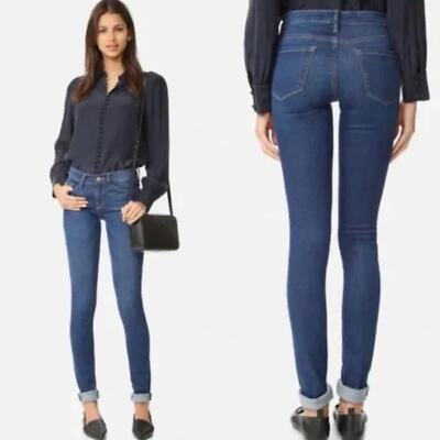 Frame Denim Forever Karlie Skinny Jeans Denim Dark Wash Women's Size 30