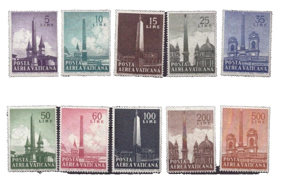 F/VF (Fine/Very Fine) Mint Never Hinged/MNH Vatican Stamps