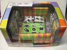 Kaleidoscope House Dollhouse Bedroom Set Bozart Artists 1:12 Beds and Foutons