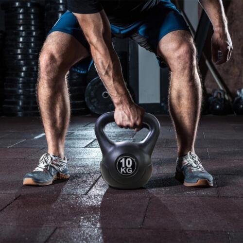 KETTLEBELL PESI PER FITNESS ALLENAMENTO MANUBRI PESO PALLA 2 4 6 8 10 12 16 KG foto 5