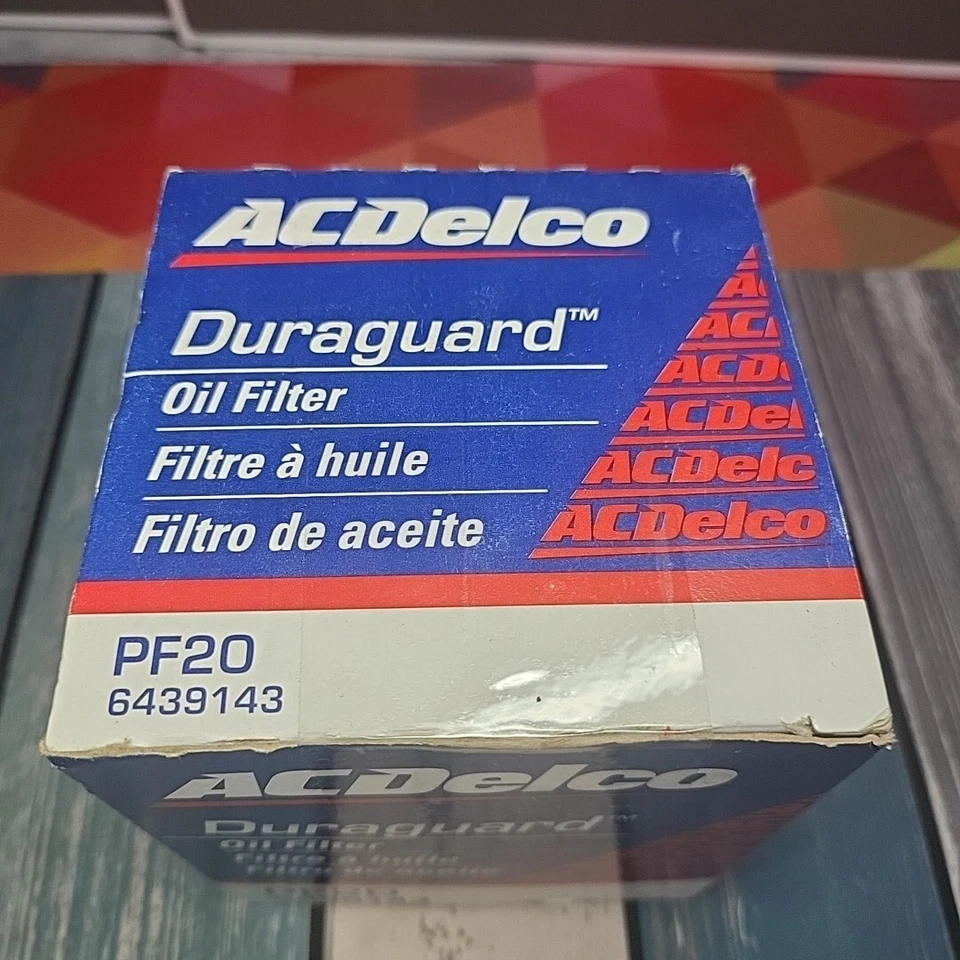 NUEVO FILTRO DE ACEITE ACDELCO PF20, DURAGUARD GM 6439143 Duraguard ¡NUEVO STOCK ANTIGUO! Foto 2 de 4