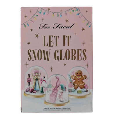 Too Faced Let It Snow Globes Makeup Collection Limited Edition - NIB