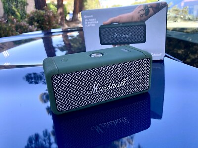 Brand New Sealed Marshall Emberton Portable Bluetooth Speaker - Forest Green