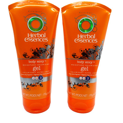 2x Herbal Essences Body Envy Weightless Volumizing GEL MAX HOLD set me up