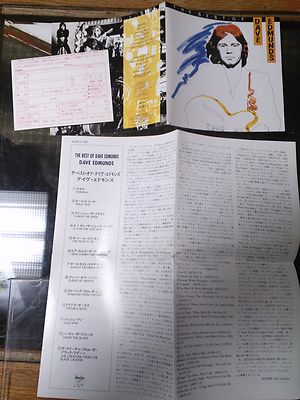 Dave Edmunds - BEST OF DAVE EDMUNDS rare Japan Import AMCY-90