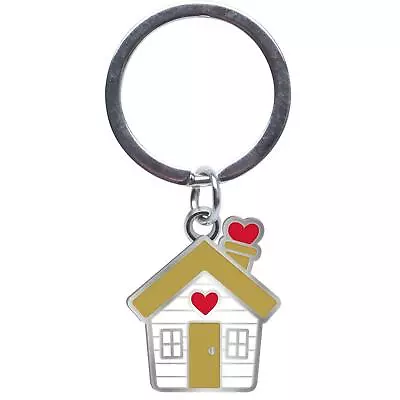 SHEEPWORLD AG Sheepworld - 46840 - Mini Schlüsselanhänger, Haus, Zuhause ist, wo Du bist, Meta