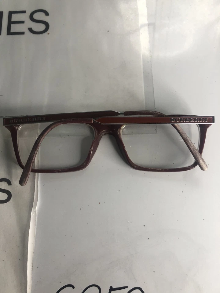 Очки Burberry 2126B 3317 бордовые 52-17 - Изображение 3 из 4