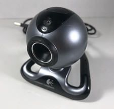 Logitech Quickcam Pro PC Computer USB Webcam V-UAX16 360 Swivel Laptop Desktop