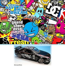Stickerbomb / Surface Pattern No.4 Decal 1:18 Decal Decals