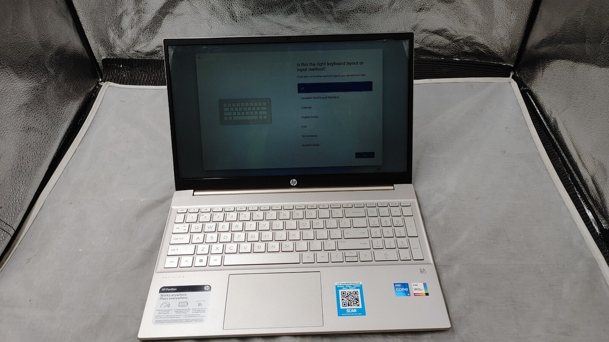 HP Pavilion 15‑eg0xxx i5-1135G7 2.4GHz 8GB RAM 512GB NVMe