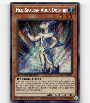 Yugioh Neo-Spacian Aqua Dolphin (Secret Rare) Speed Duel GX: Midterm  Destruction | eBay