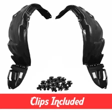Front Fender Liner Set w/ Clips For 2003-2008 Toyota Corolla CE LE S XRS