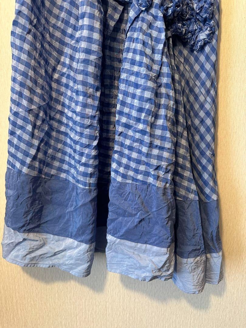 Comme des Garçons Frill Check Skirt tricot COMME des GARCONS Frill Check Long Skirt M | eBay