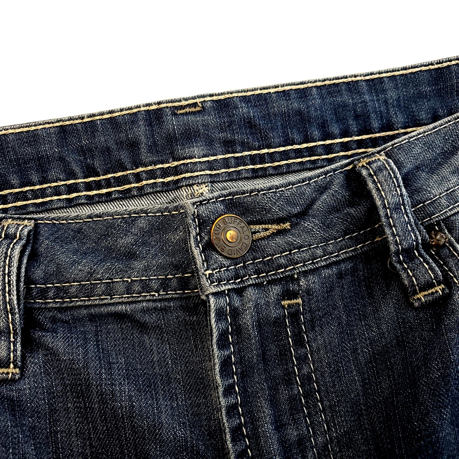 Buffalo David Bitton Driven Straight Whiskers Blu… - image 5