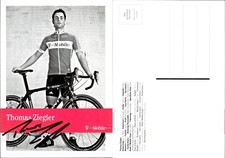 Thomas Ziegler Team Telekom T-Mobile Autograph Autograph Card AK Cycling