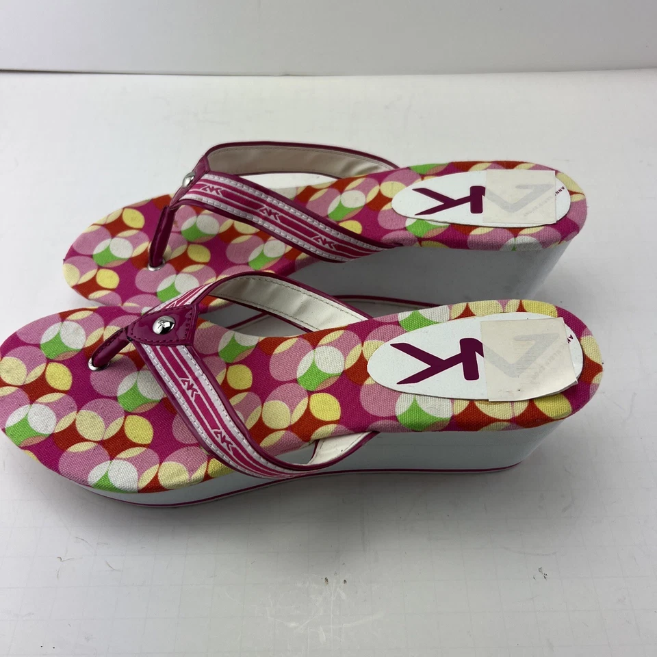 Ann Klein Sport Wedge Flip Flop/Thongs/Sandals 8.5 M  New - Image 4 of 4