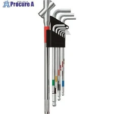 WISE SBL-1000 Ball Point Hex Wrench 9 pcs Set with Long Handle Power Up  Japan