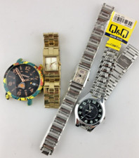 Lotto 4 Orologi Quarzo Analogici Uomo Donna Non Funzionanti Per Ricambi Sport