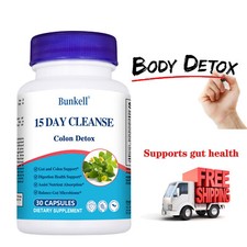 Gut and Colon Support 15 Day Cleanse Colon cleansing 30 Capsules