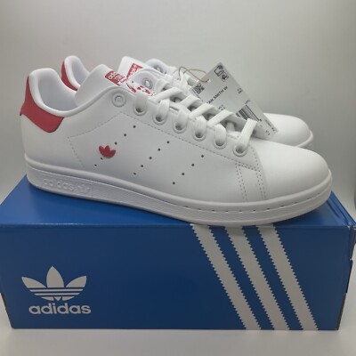 Adidas Originals Stan Smith Sneakers Shoes White Active Pink IE0460 Women 7.5