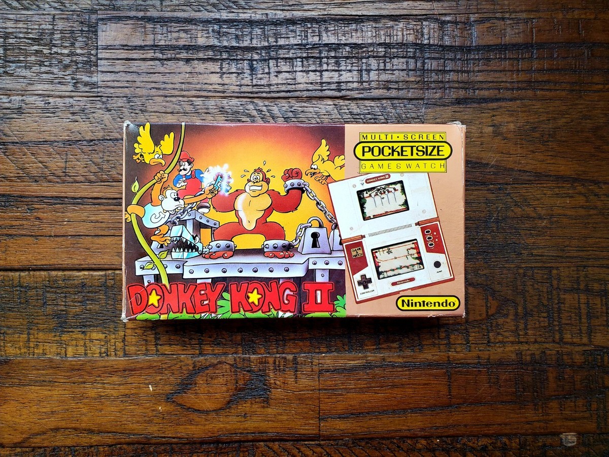 Vintage 1980s Nintendo Game & Watch Pocketsize Donkey Kong