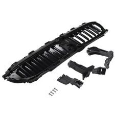 Front Upper Radiator Grille Active Air Shutter Fit BMW G20 G21 19-22 W/O Motor