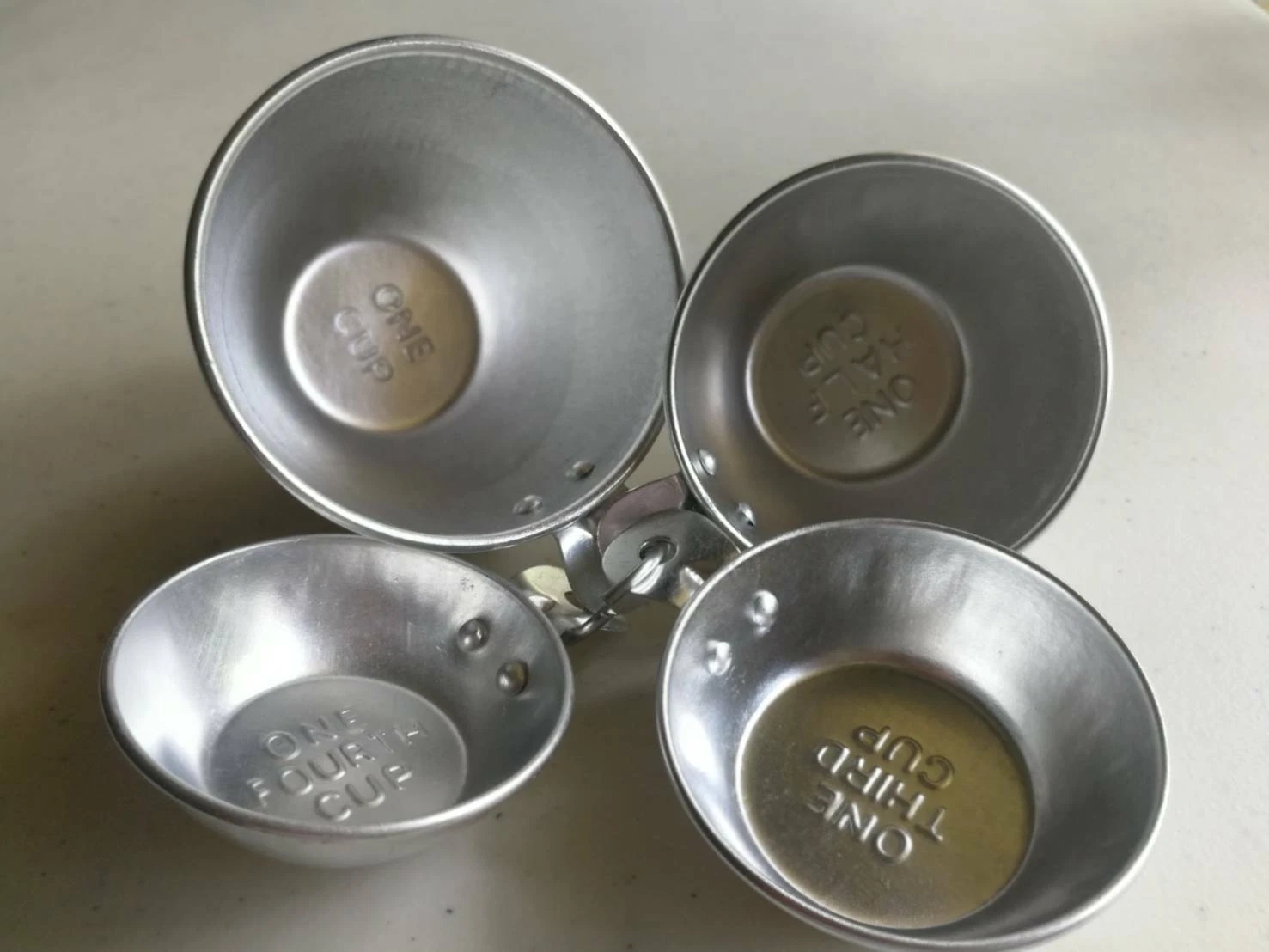 Aluminum Metal Pastry Measuring Dessert 4 Cups Steel Cook Spoons Sugar Flour
Opens in a new window o