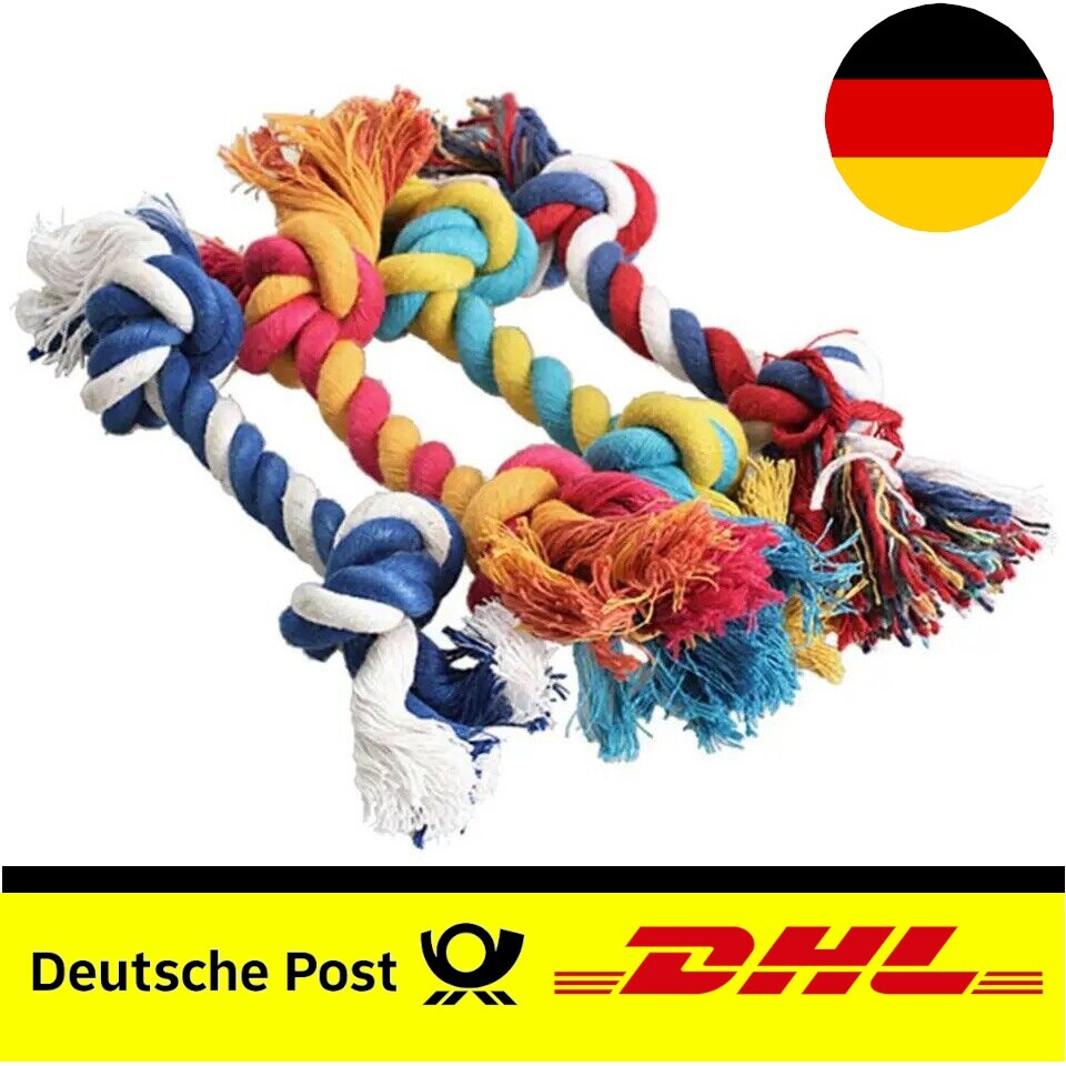 Hundespielzeug Zahnknoten Spieltau Spielzeug Knotenseil Baumwolle Tau Seil