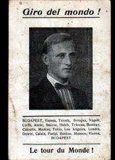 GLOBE TROTTEUR / CARLO BARTON journalist / business card TOUR THE WORLD