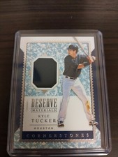 2019 Panini Cornerstones Reserve Materials Crystal Kyle Tucker RC /49