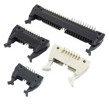 5Pcs 2.54mm 10 14 16 26 34 40 50 Pin Male Rig...