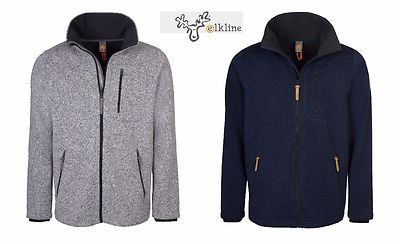 Elkline Fleecejacke Herren L Elkline Herren Strickfleecejacke Fat
