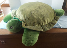 Almohada de peluche Wal Mart verde Jumbo tortuga marina 24" de largo