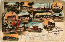 CPA Gruss vom Truppenubungsplatz. HAGENAU (429416)