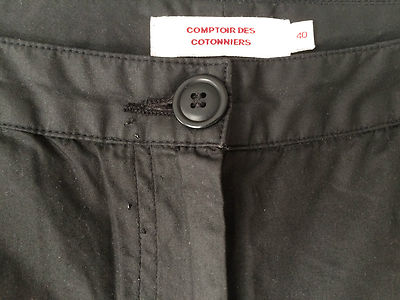 Pantalon Endroit Noir Comptoir Des Cotonniers Taille 10 - Coupe Skinny/slim - Très Bon état D'occasion