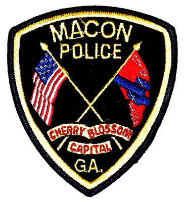 MACON GEORGIA GA Police Patch CHERRY BLOSSOM CAPITAL 4S | eBay