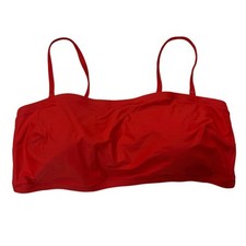 New American Eagle Womens XXL Red Removeable Strap Bandeau Bikini Top ONLY