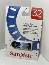SanDisk Cruzer Dial 32GB USB Flash Drives Store More Sealed
