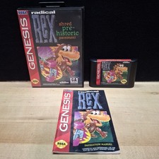 Radical Rex (SEGA Genesis, 1994) CIB W/Manual & Hang Tab Authentic Tested
