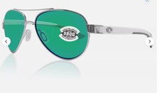 Costa Del Mar 06S4006 4000615 Loreto Sunglasses Green Mirror 580G 56mm