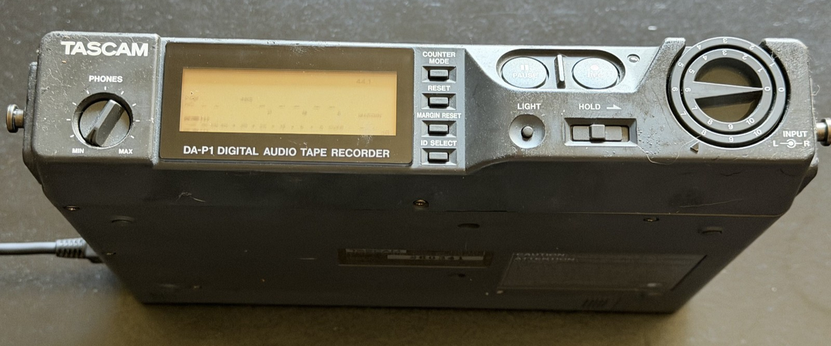 TASCAM プロ用ポータブルDAT　DA-P1 動作品 EX106-34 TASCAM DA-P1 Portable DAT Recorder + Soft Case | eBay