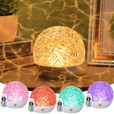 4 Pcs Ocean Wave Projector Night Light with Remote 16 Colors Water Light Proj...